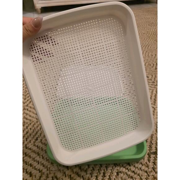 4 Pcs Seed Sprouter Tray with Drain Holes for Microgreens Growing Kit - Picture 10 of 16